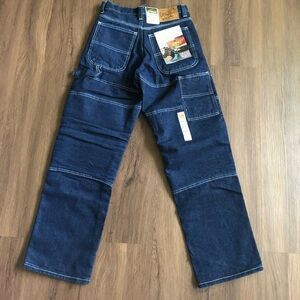 DRAGGIN JEANS Kevlar Lined 28x30 Motorcycle Pants Fast Company Vintage NWT Denim
